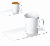 Hrnek s servír.podšálkem porcelán GUSTITO